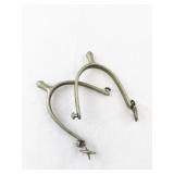 Pair of Vintage Meyer ROST Brass Riding Spurs with Buckles