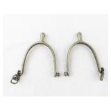 Pair of Vintage Meyer ROST Brass Riding Spurs with Buckles