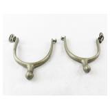 Pair of Vintage Meyer ROST Brass Riding Spurs with Buckles