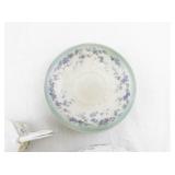 Vintage Bone China Teacup, Saucer, Creamer and Pitcher Set - Royal Albert Rosetime, Blue Floral, Gold Rim