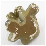 Vintage Chalkware Dog Figurine 