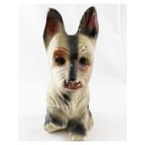 Vintage Carnival Chalkware Scottie Terrier Figurine