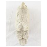 Vintage Chalkware Terrier Dog Figurine