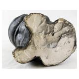 Vintage Black Bulldog Figurine Chalkware Dog