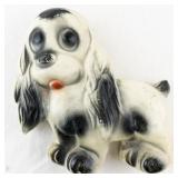 Vintage Chalkware Spaniel Dog Wall Hanging Figurine