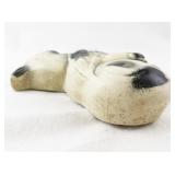 Vintage Chalkware Spaniel Dog Wall Hanging Figurine