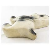 Vintage Chalkware Spaniel Dog Wall Hanging Figurine