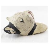 Vintage Handcrafted Dog Head Ornament 1998 Signed