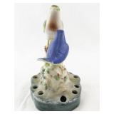 Vintage Ceramic Bird Flower Frog 