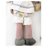Pair of Vintage Raggedy Ann and Andy Cloth Dolls