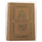 Antique Forget-Me-Not Chromolithographic Book by Hugo W. Hoffmann