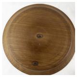Venezuelan Colonia Tovar Handcrafted Wooden Serving Set with Geometric Inlay