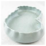 Haeger USA Kidney Shaped Ceramic Planter Light Blue