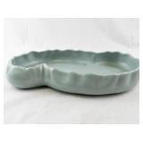 Haeger USA Kidney Shaped Ceramic Planter Light Blue