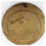 Collection of 4 Vintage Hand-Painted Decorative Wood Trays and Wall Plaque