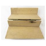 Collection of Vintage Wood Burned Boxes and Floral Wall Plaque