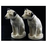 Pair of RCA Vintage Dog-Shaped Ceramic Salt and Pepper Shakers