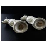 Pair of RCA Vintage Dog-Shaped Ceramic Salt and Pepper Shakers