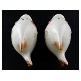 Pair of Vintage Fish Shaped Ceramic Salt and Pepper Shakers
