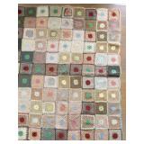 Large Multicolor Handmade Crochet Afghan Blanket