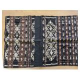 Handwoven Textile Panel with Geometric Patterns