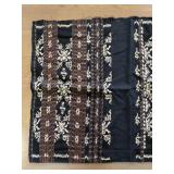 Handwoven Textile Panel with Geometric Patterns