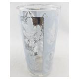 Set of 6 LIBBEY Vintage Leaf Pattern Drinking Glasses