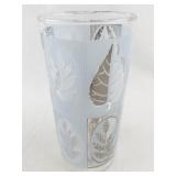 Set of 6 LIBBEY Vintage Leaf Pattern Drinking Glasses