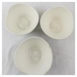 REDWING "Capistrano" Textured Sage Green Ceramic Tea Set with Bowls, Cups, Creamer, and Sugar Shaker - 11 Pieces