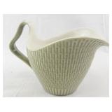 REDWING "Capistrano" Textured Sage Green Ceramic Tea Set with Bowls, Cups, Creamer, and Sugar Shaker - 11 Pieces