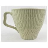 REDWING "Capistrano" Textured Sage Green Ceramic Tea Set with Bowls, Cups, Creamer, and Sugar Shaker - 11 Pieces