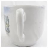 Red Wing Saffron Ware Merry Christmas Porcelain Cup