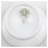 Vintage Nippon Morimura Hand Painted Porcelain Pedestal Dish with Rose Motif
