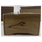 Lot of 3 Vintage Wooden Boxes - Baron