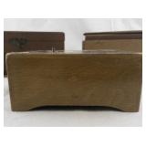 Lot of 3 Vintage Wooden Boxes - Baron