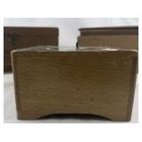 Lot of 3 Vintage Wooden Boxes - Baron