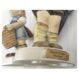 Set of 2 Goebel Hummel Figurines West Germany - Home From Market and Girl with Basket