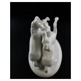 Schaubach Kunst Germany Porcelain Rearing Horses Figurine