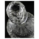Engraved Mainland Norway Crystal Decanter with Stopper