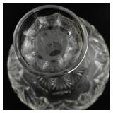 Engraved Mainland Norway Crystal Decanter with Stopper