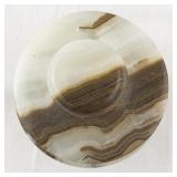 Decorative Onyx Stone Lidded Urn Jar