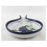 Dansk International Designs Blue Floral Porcelain Spoon Rest