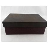 Vintage Cardboard and Metal Lidded Storage Box