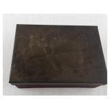 Vintage Cardboard and Metal Lidded Storage Box