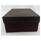 Vintage Cardboard and Metal Lidded Storage Box