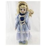 Goldilocks Musical Porcelain Doll by Interpur with Original Box