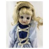Goldilocks Musical Porcelain Doll by Interpur with Original Box