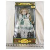 Soft Expressions Genuine Porcelain Doll with Stand in Box
