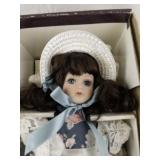 Decor & More Emily Porcelain Collectible Doll in Box
