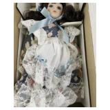 Decor & More Emily Porcelain Collectible Doll in Box